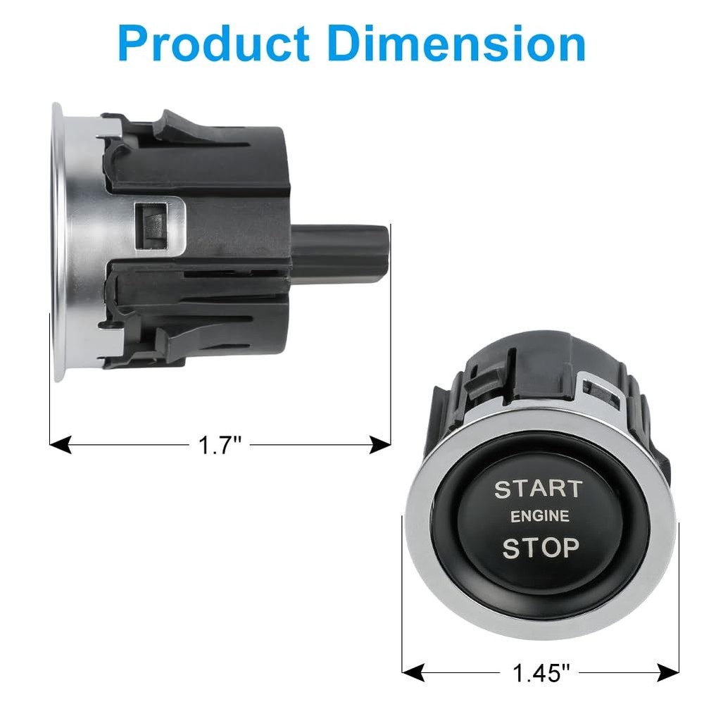 Ignition Start Stop Button Switch Compatible with Land Rover Range Rover/Spor...