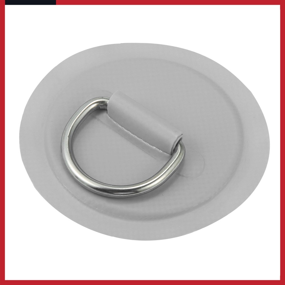 D Ring Patch PVC Stainless Steel Round Shape D Ring Pad for Surfboard Inflatable