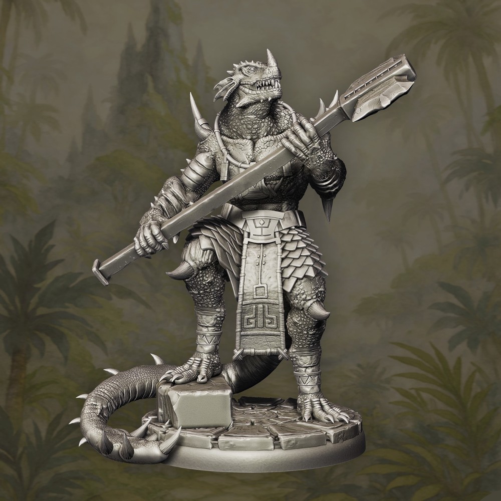 Lizardman Saurian Warriors 28mm fantasy
