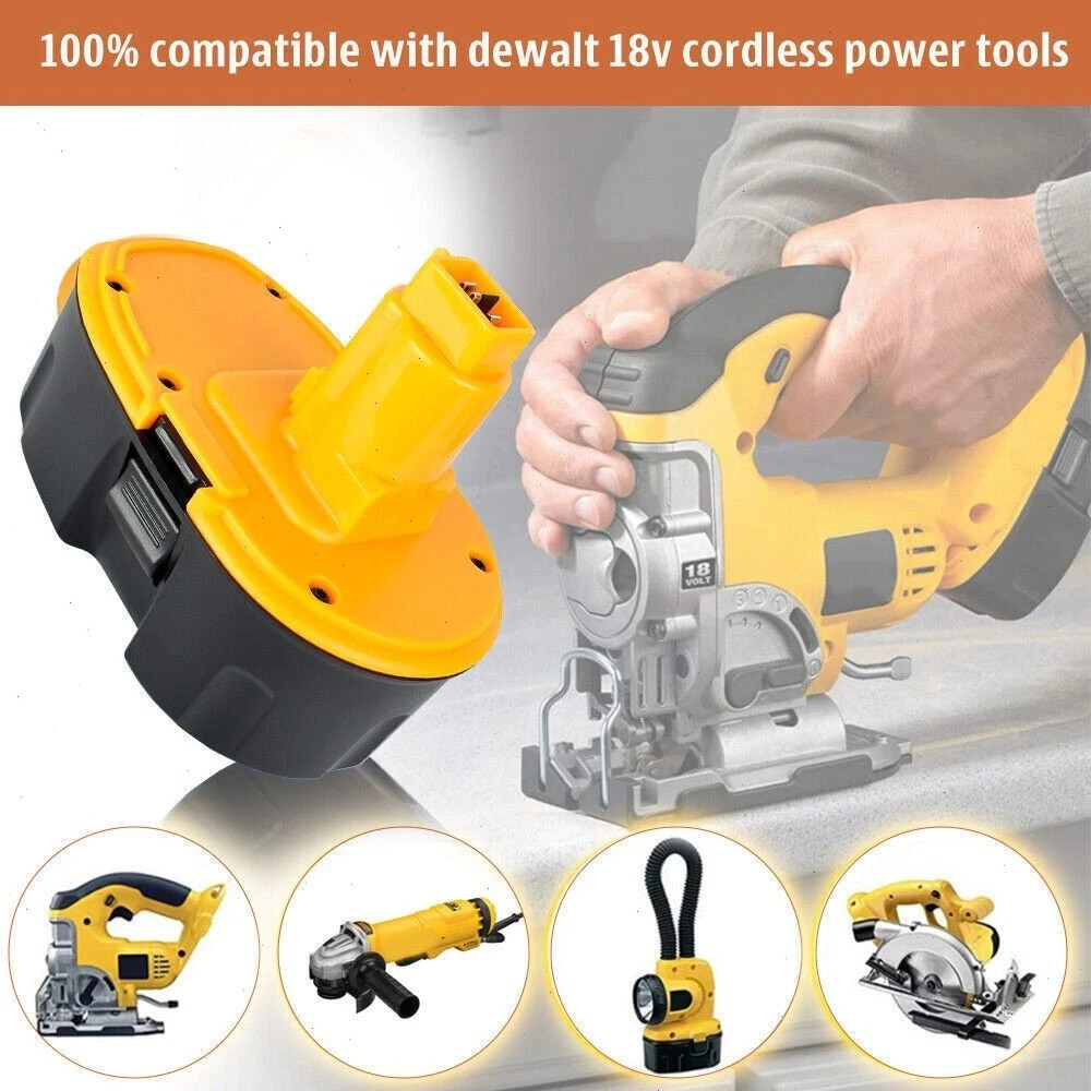 2PACK 18V For Dewalt 18 VOLT XRP DC9096 DC9098 Ni-Mh Battery DC9099 DC9096-2 7AH