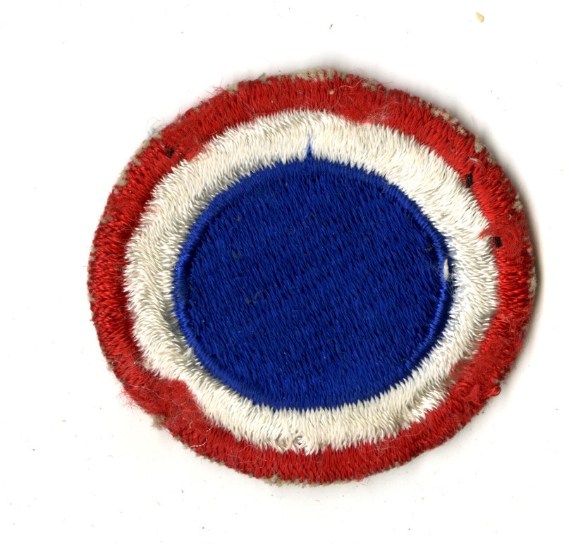 Replacement Depots White Back Patch WWII Vintage