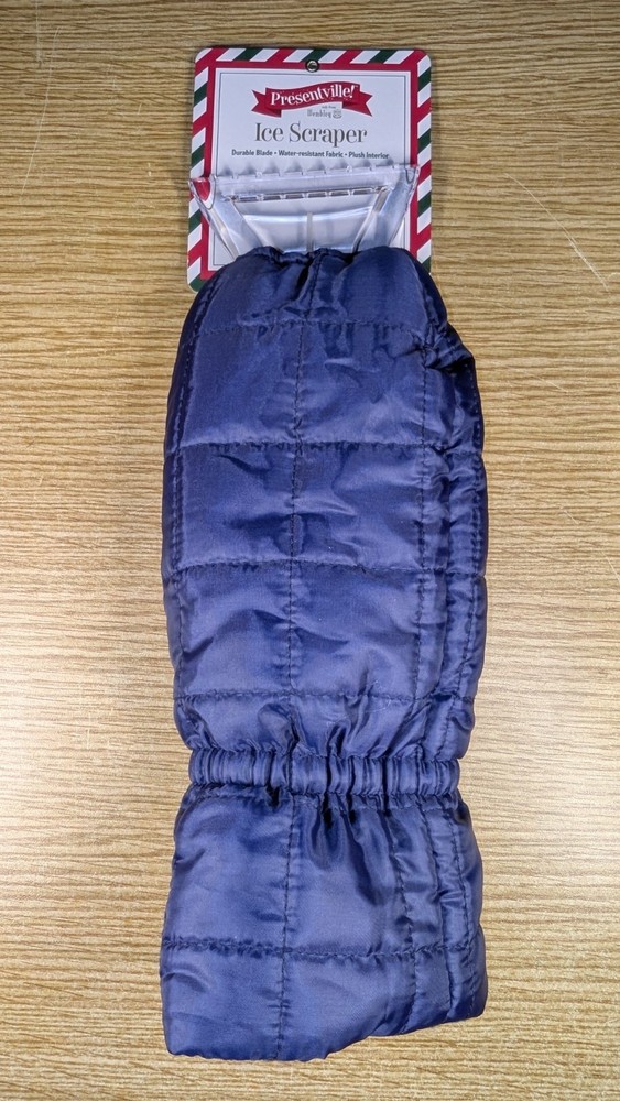 Wembly Presentville Ice Scraper Mitten, Navy Blue