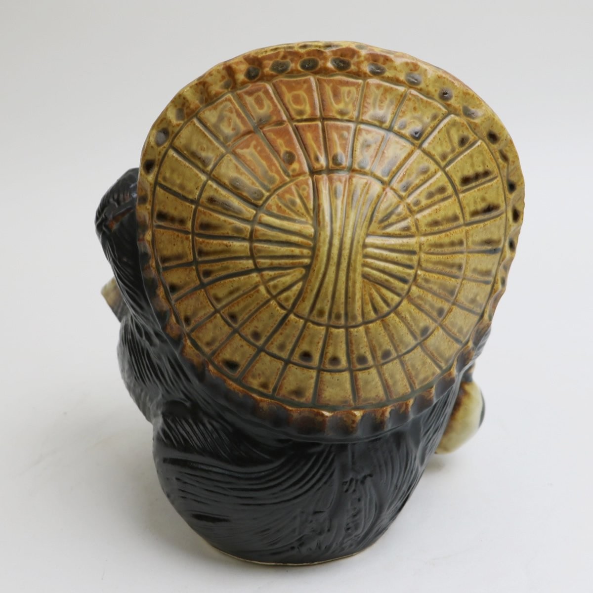 Dancing Tanuki No. 6 Shigaraki Ware Ceramic Raccoon Figurine