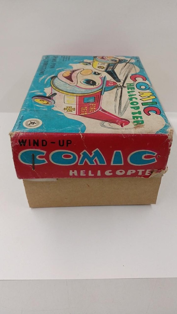 Mikuni COMIC HELICOPTER tin toy