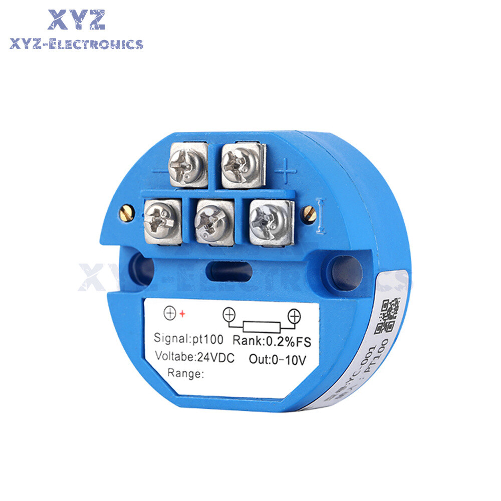 4-20MA 0-10V Temperature Sensor Transmitter Module PT100 Transmitter Module