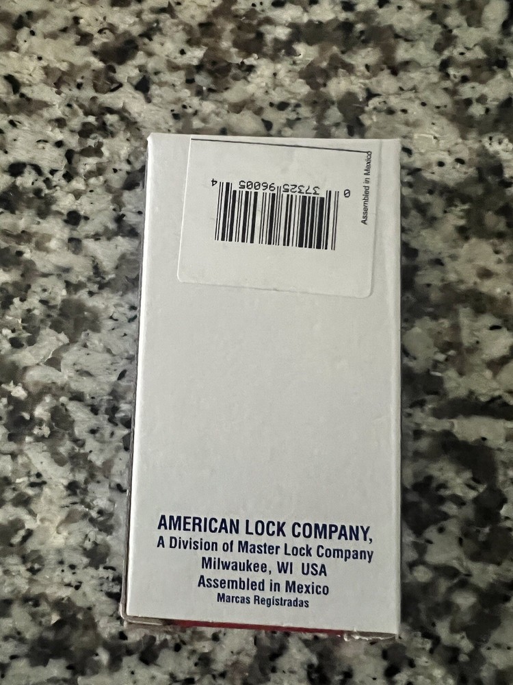 American Lock A1105RED