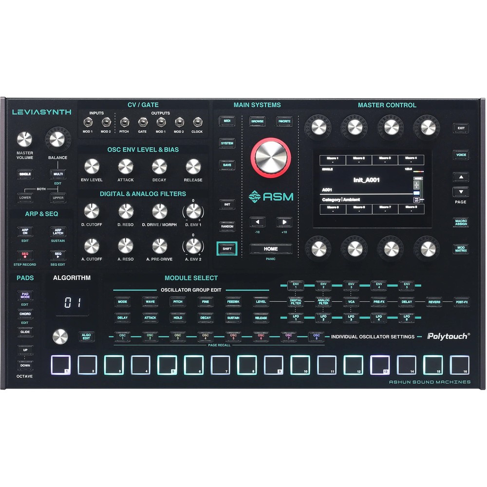 ASM Leviasynth Desktop Synthesizer