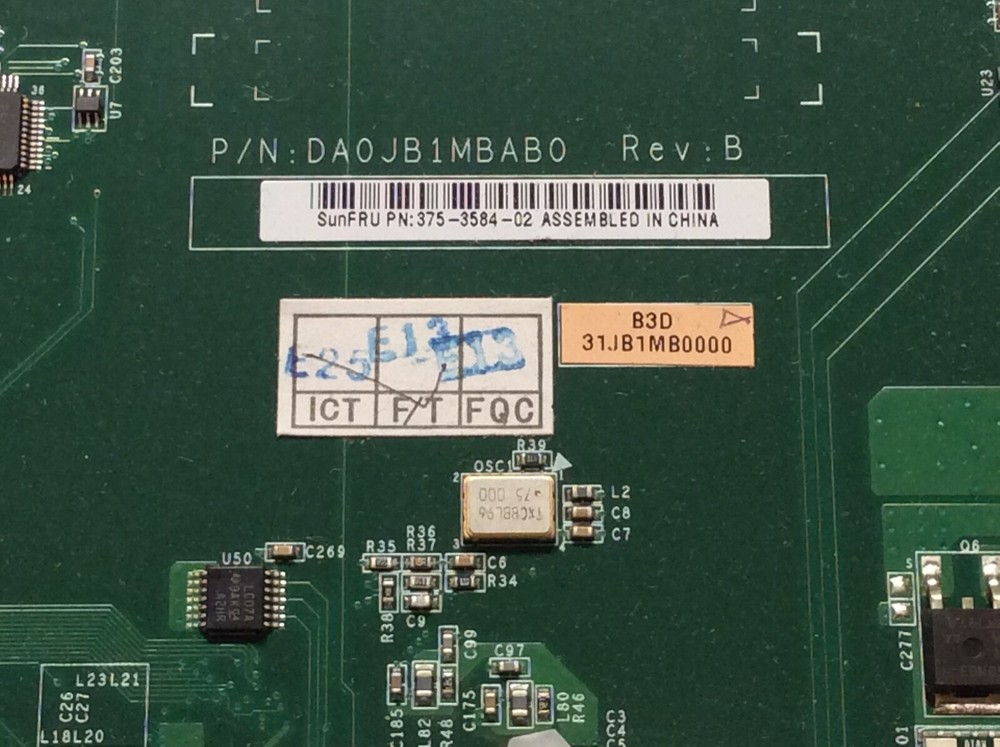 SUN Microsystems 375-3584-02 6GB/S SAS Interface Controller module hot swap