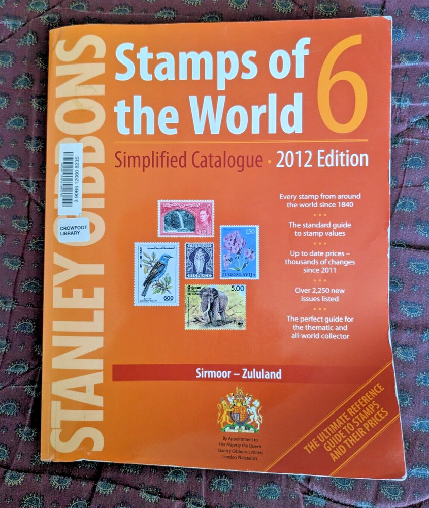 2012 Stanley Gibbons Stamps of the World Simplified Catalogue VOL 6 Sir - Zulu
