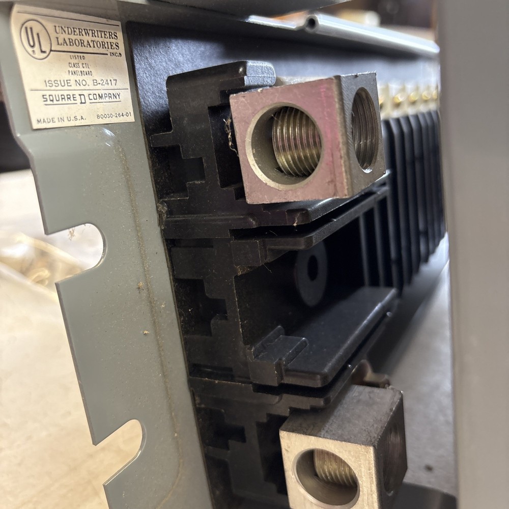 Square D NQOB-303 panelboard interior