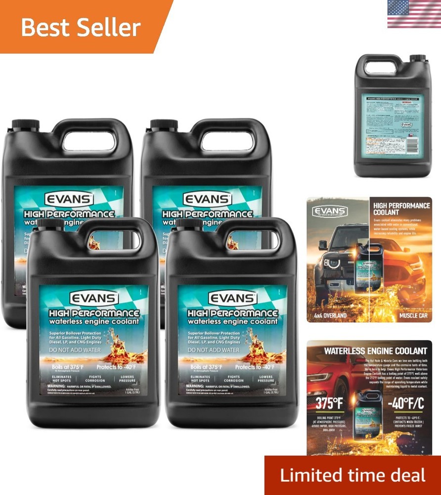 Coolant High Performance Waterless Coolant, 4 Gallon Pack