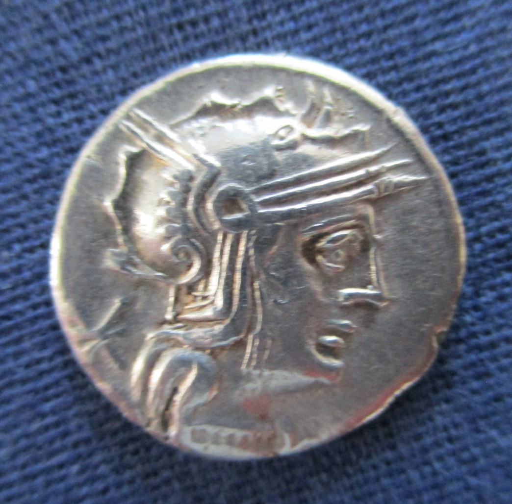 Roman Republic Coin Silver AR Denarius Q. Philippus 129 BC
