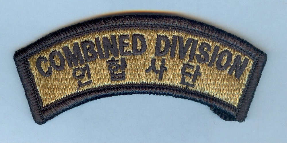 2d INFANTRY DIVISION "COMBINED DIVISION" SHOULDER TAB ... MULTICAM / OCP