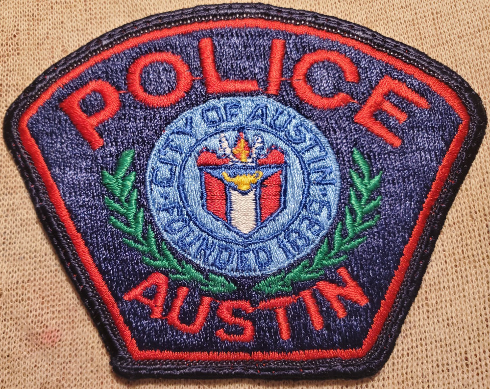 TX Auston Texas Police Shoulder Patch