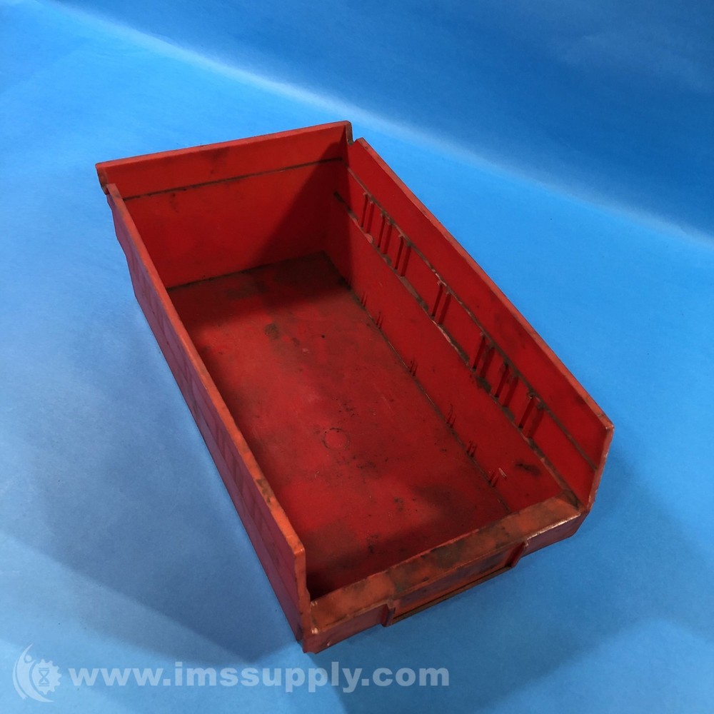 Akro Mils 30-130 Red Plastic Stackable Storage Bin USIP