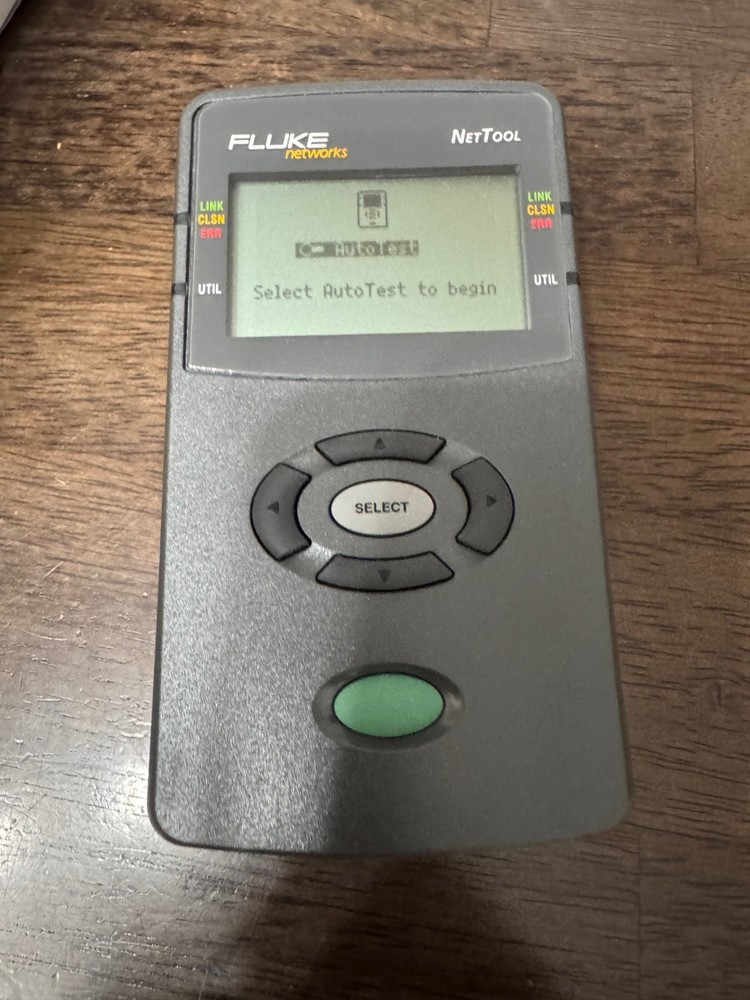 Fluke Networks NetTool Inline Network Tester 10/100 w Case Excellent Condition