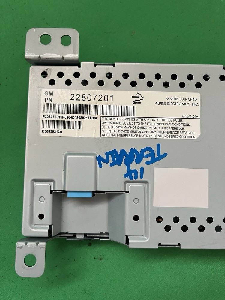 2012-2016 GMC Terrain Info Display Screen OEM