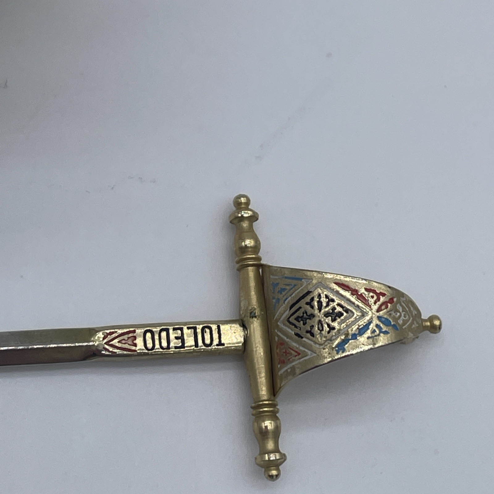 Vintage Toledo 6 Swords Cocktail Toothpick And Stand Extra 1 Sword