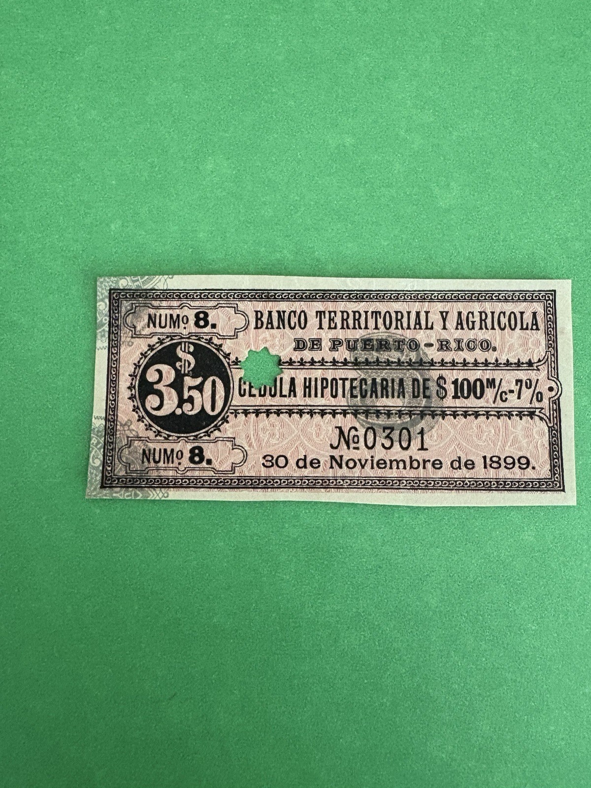 L@@K PUERTO RICO LOT 6 NOTES 1900s-1950s PEOPLE FERROCARRIL AGRICOLA COUPON