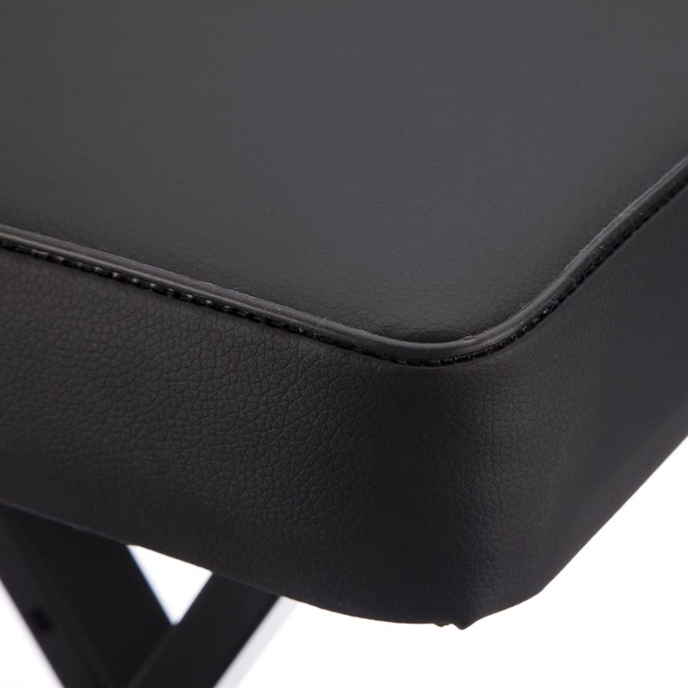 KB100 Adjustable Padded Keyboard Bench X-Style Black