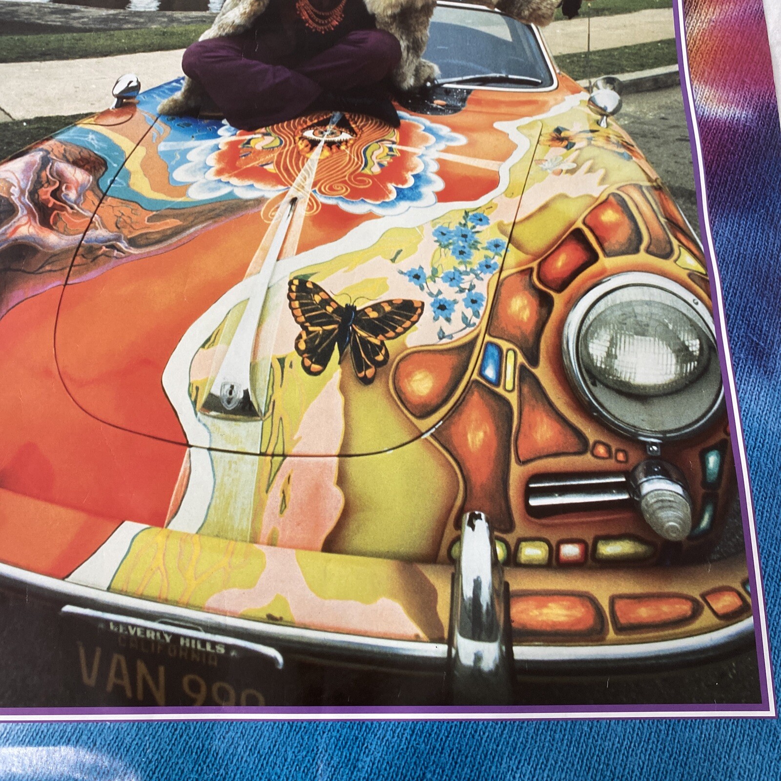 Vintage Janis Joplin Rock Legend Poster Sony 1995 Collectible