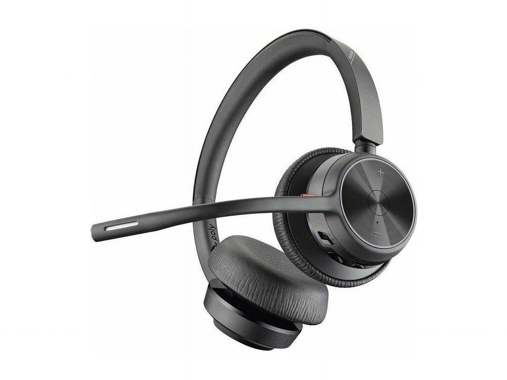 Poly Bluetooth Office Binaural On-Ear Wireless Headset w/ BT700 7E2M2AA