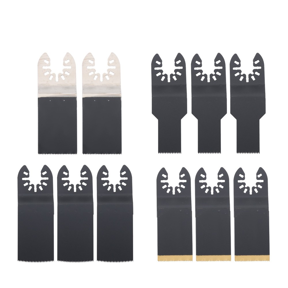 37PCS Universal Metal Oscillating Multitool Quick Release Saw Blades 10 Types