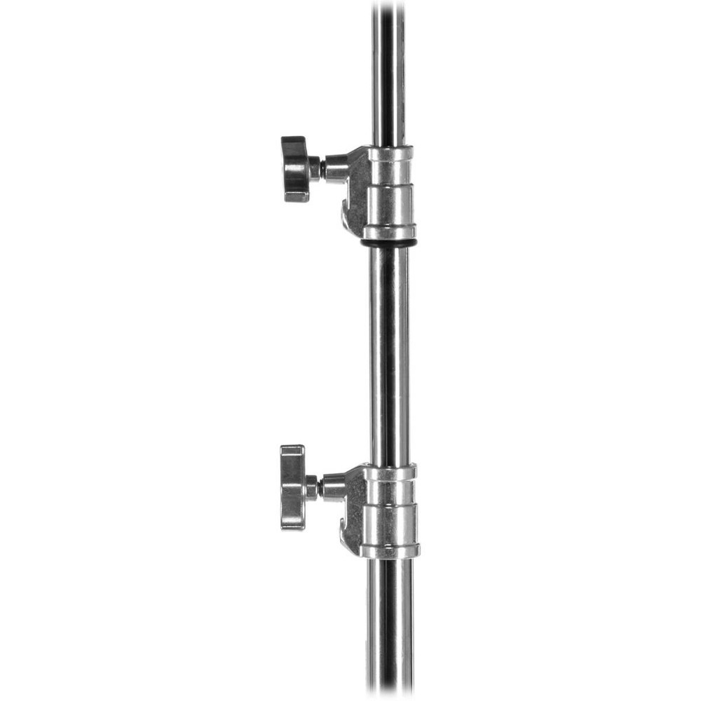 Avenger 6.75' C-Stand Column 20 with 5/8" Mounting Stud, 3 Sections, Chrome Silv