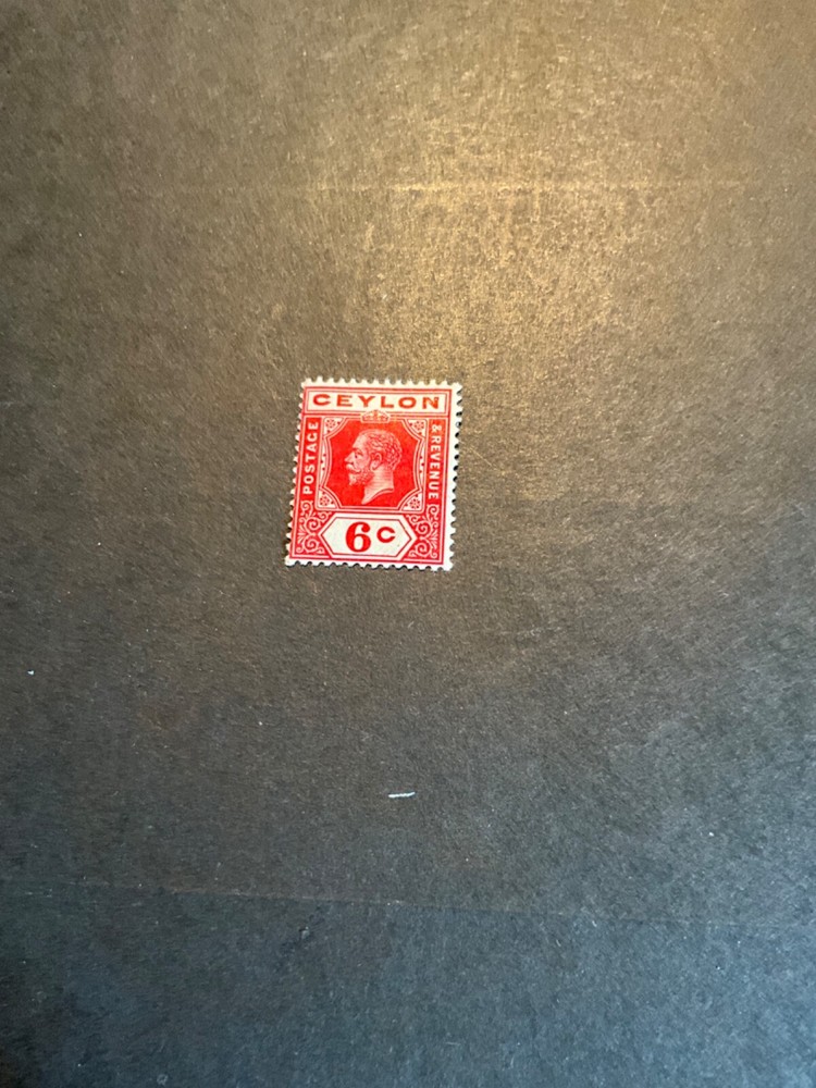 Stamps Ceylon Scott #204a hinged