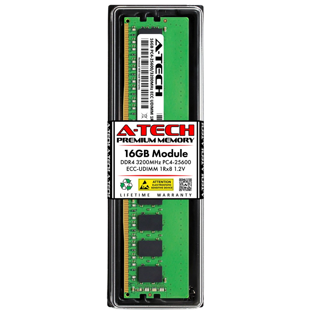 16GB PC4-25600 ECC UDIMM (Samsung M391A2G43BB2-CWE Equivalent) Server Memory RAM
