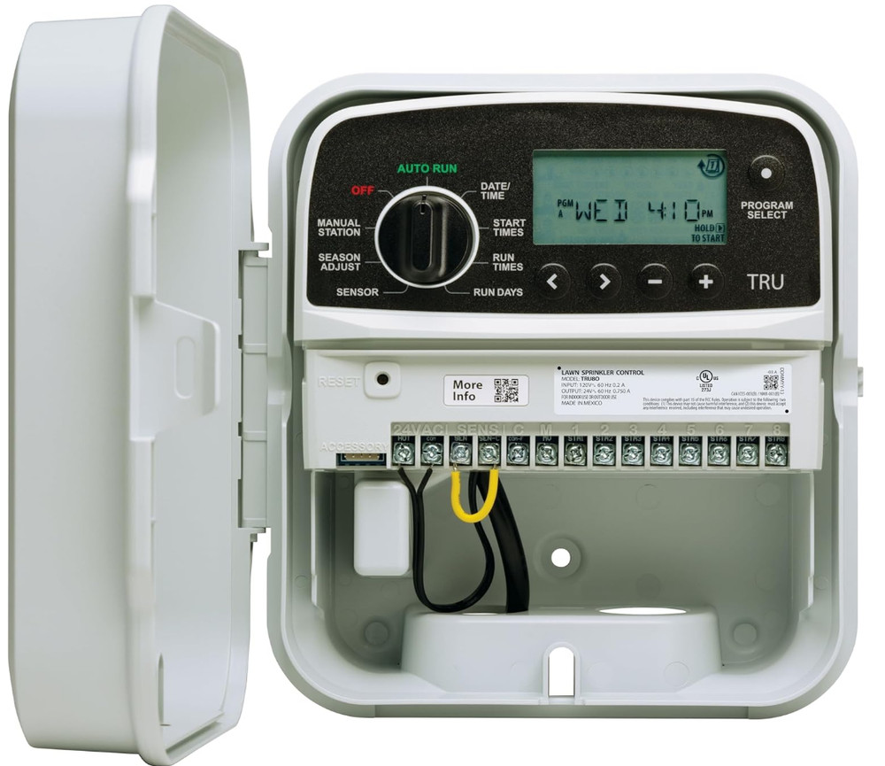 Rain Bird TRU8O Program Based Indoor/Outdoor Irrigation Sprinkler Controller