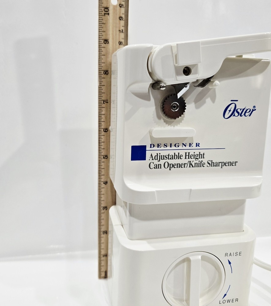 OSTER Adjustable Height CAN OPENER/Knife Sharpener MODEL# 4032-20~MISSING MAGNET
