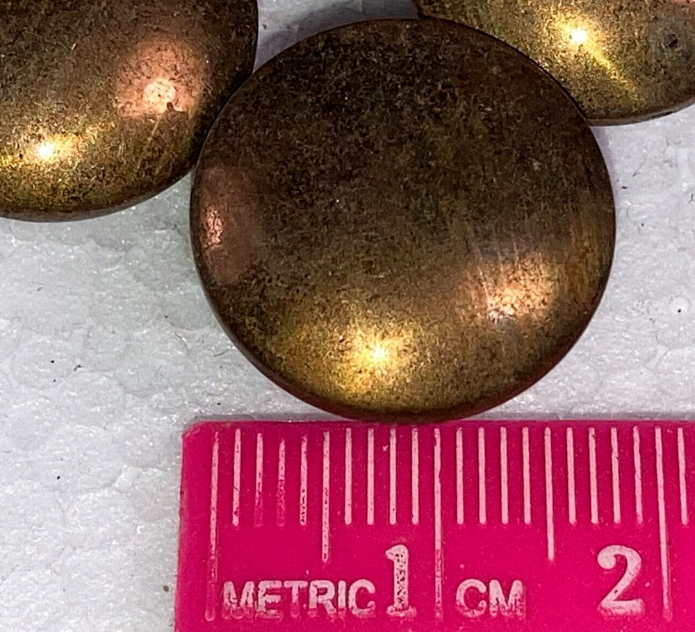 8 Antique Solid Brass Shell Drawer Door Pull Knob Handle Cupboard Screw 2 cm