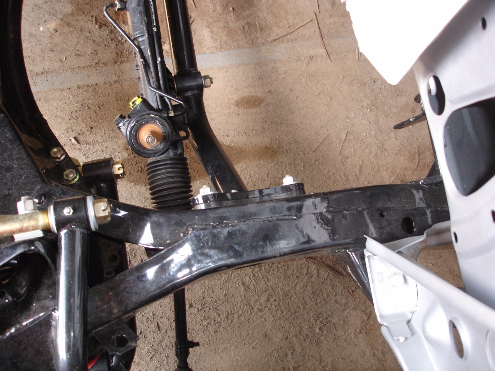 1955 1956 1957 Chevrolet power rack and pinion changeover conversion