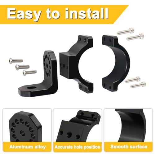 2PCS UTV Whip Mount, UTV Light Flag Mounts Aluminium 360° Rotating Adjustable