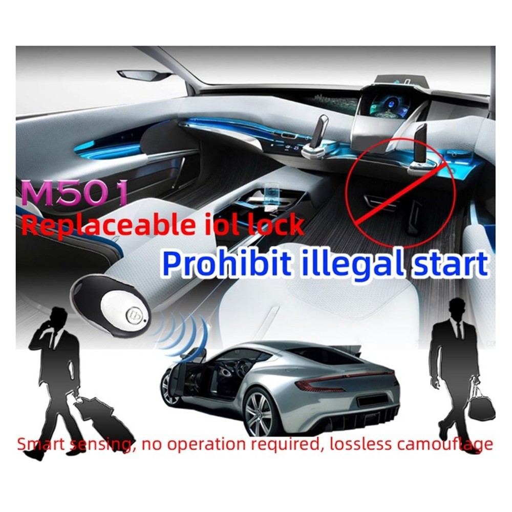 12V Immobilizer Car Engine Lock Intelligent Security -Theft System8457