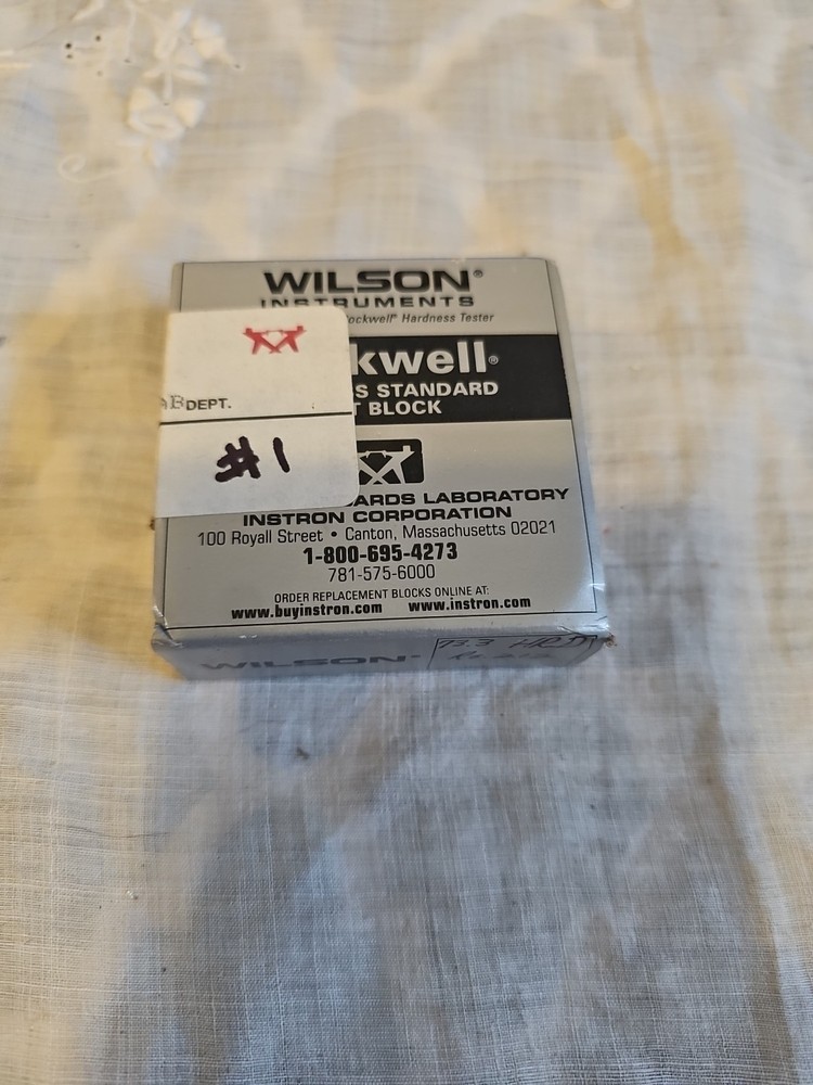 Wilson Rockwell Test Block #1