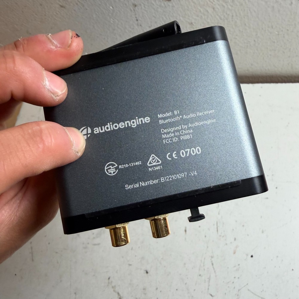 Audioengine B1 Black Gray 32 Bit Premium Bluetooth Wireless Music Receiver
