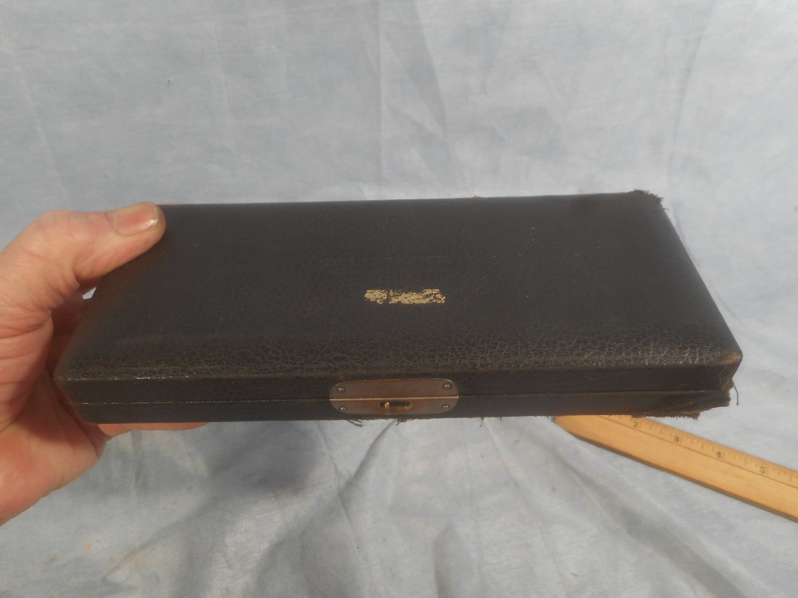 Vintage L. S. Starrett Inside Micrometer with Extension Rods Machinist Tools Set