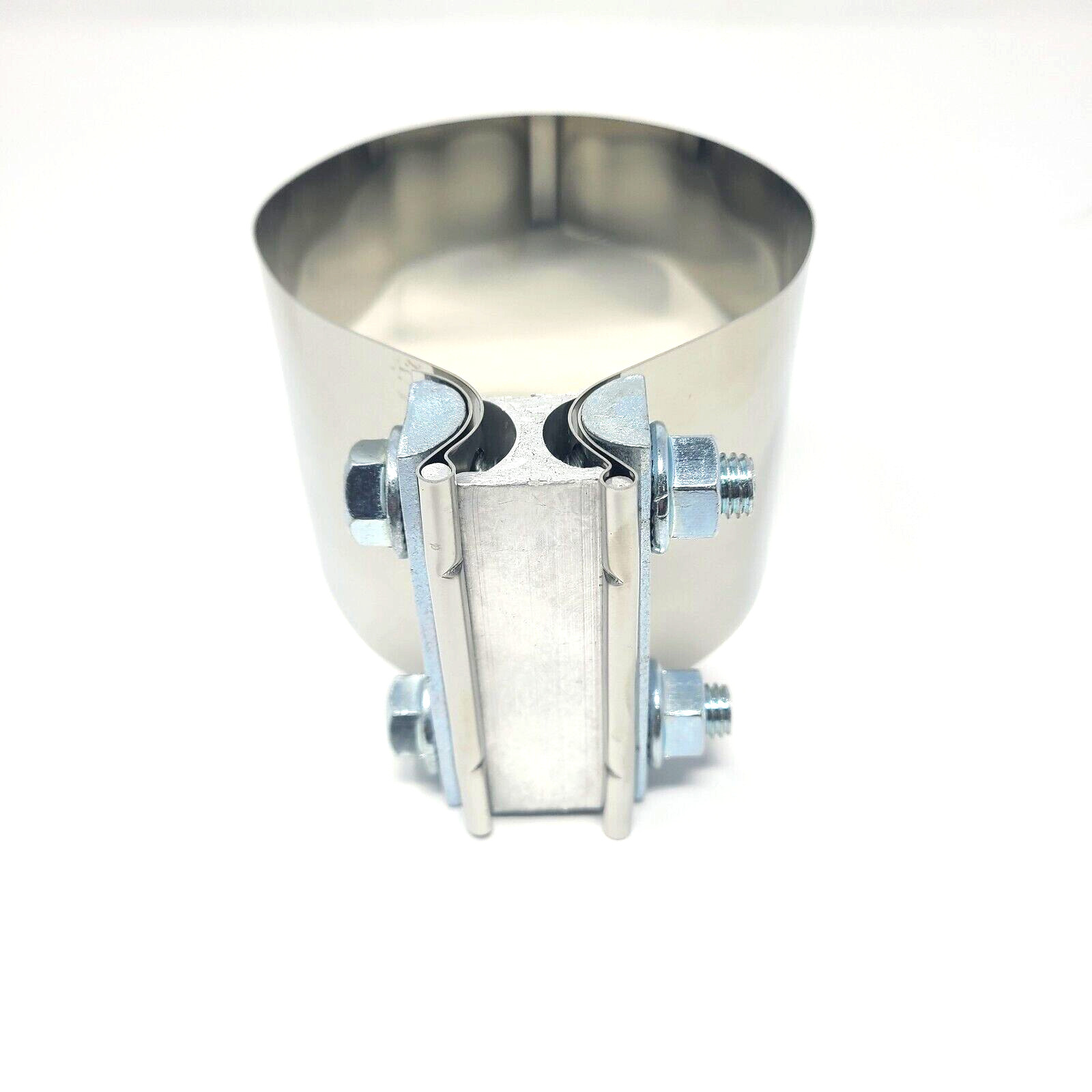 4" Butt Joint Band Exhaust Clamp Sleeve Coupler T304 Quality Stainless Steel x 1