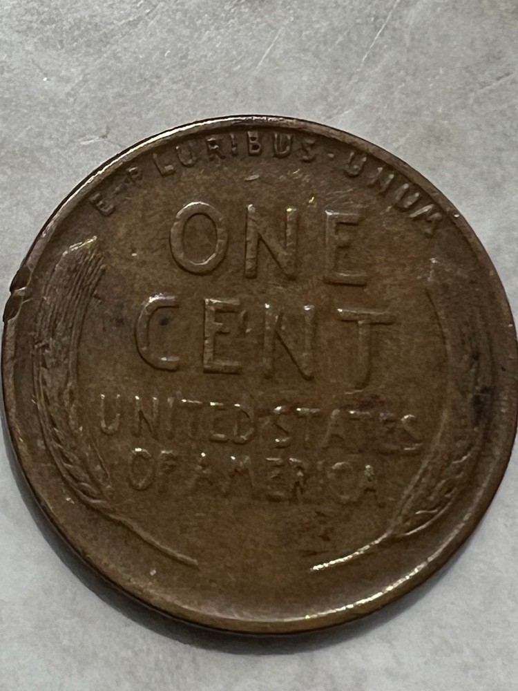 Wheat Penny Coin With Error