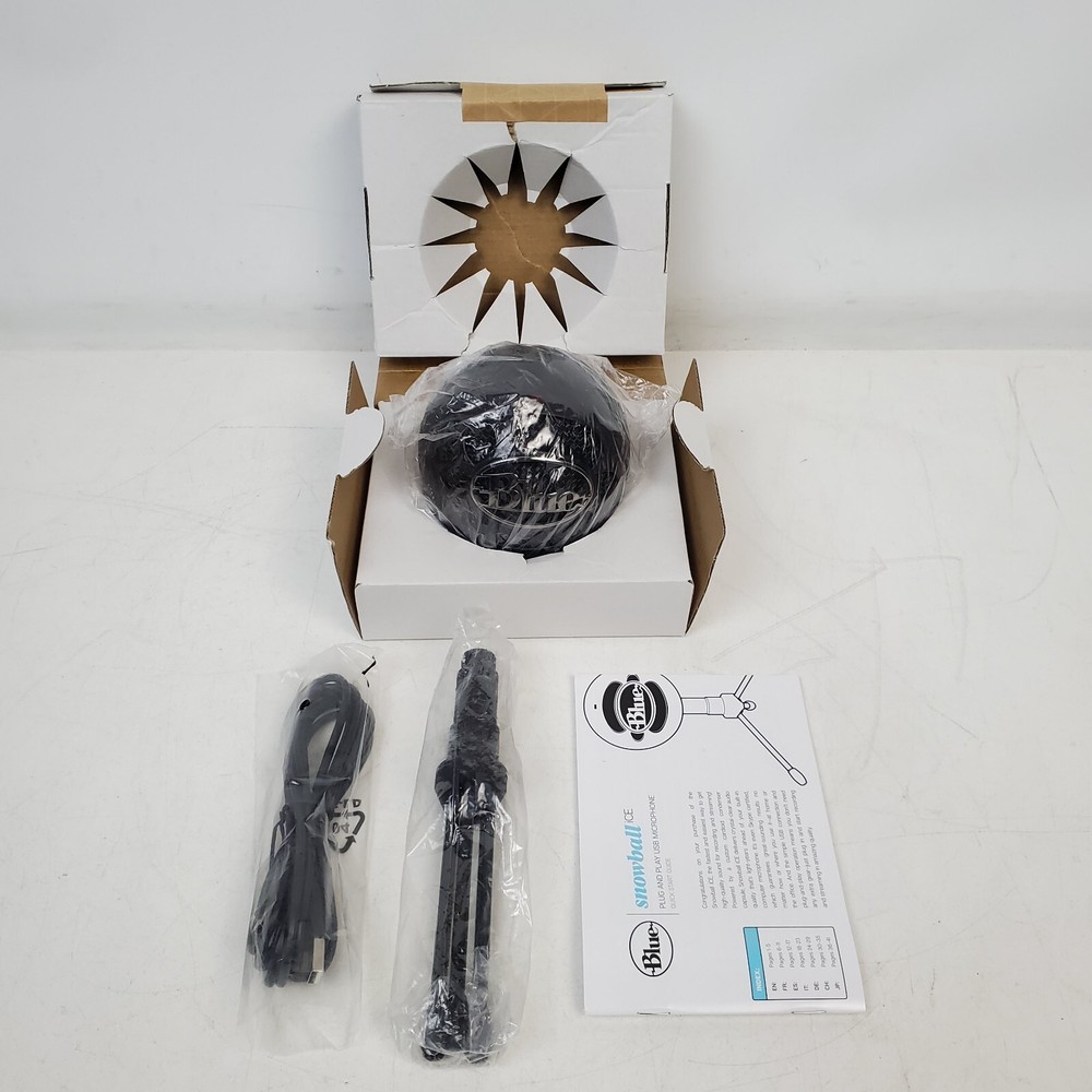 Blue Snowball iCE USB Condenser Microphone Black