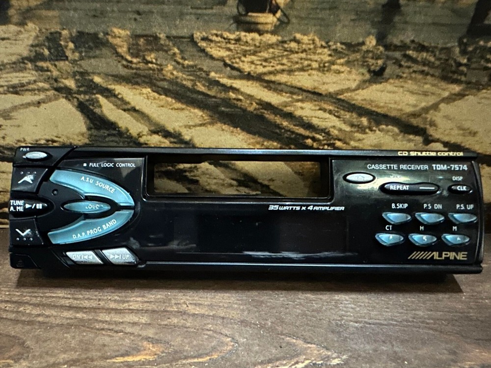 tdm-7574 alpine faceplate