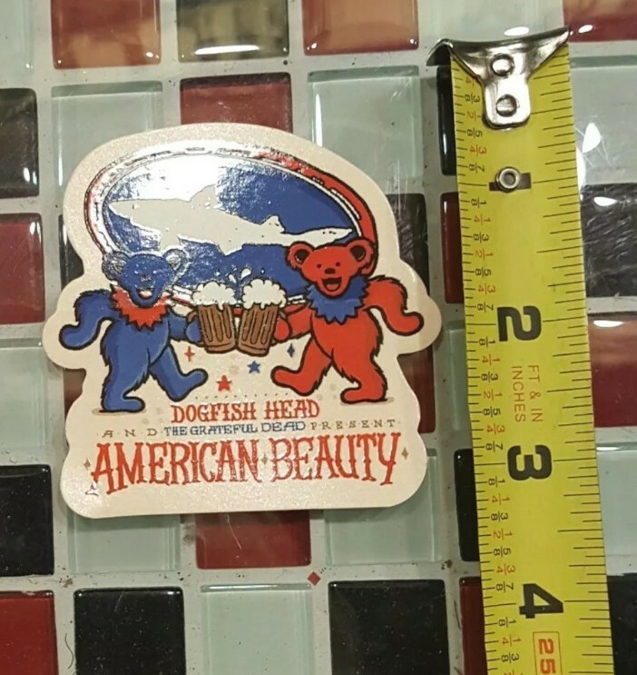 Dogfish Head Brewery Grateful Dead American Beauty & Record Store Day Sticker