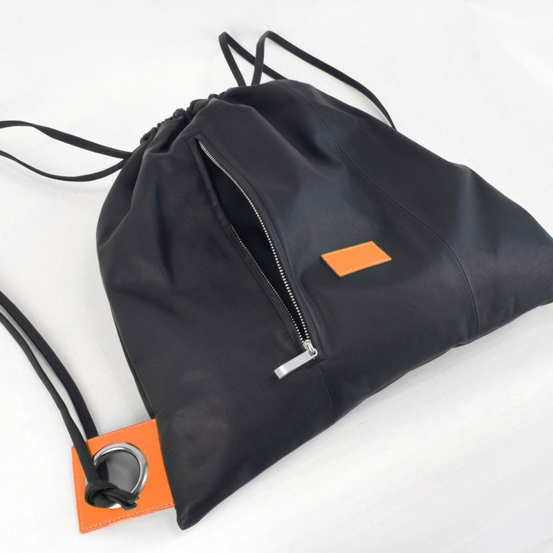 MADA [kawa-Re] Drawstring Backpack (1523BKOR)