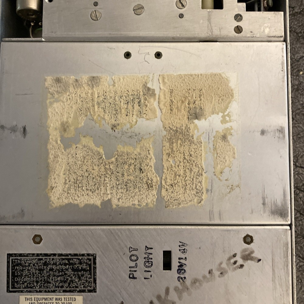 Narco Com 120 TSO VHF Transceiver - Not Tested