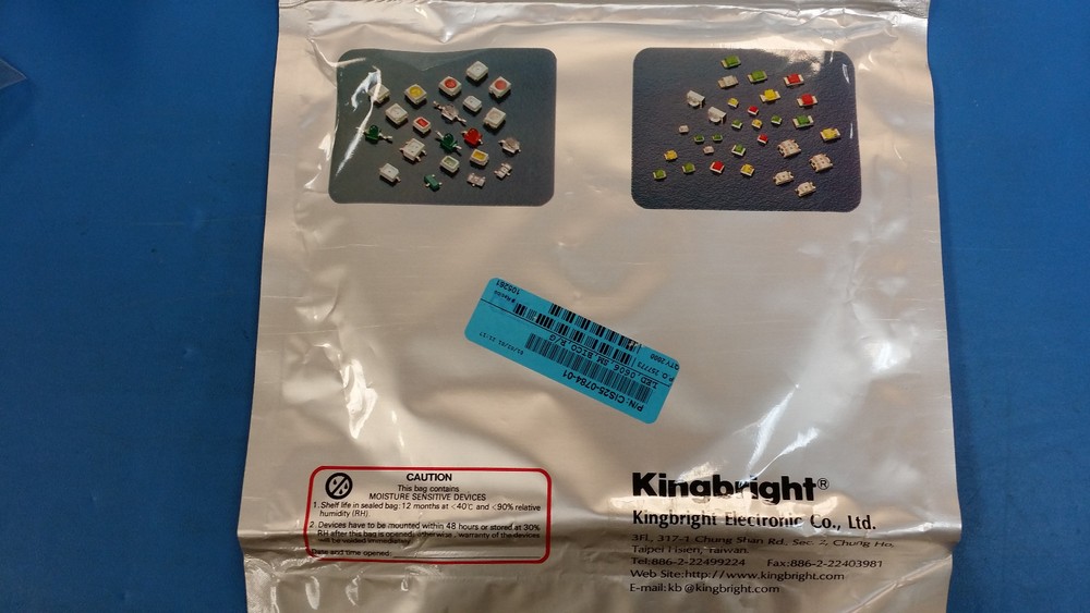 (250 PCS) APTB1615CIS21 KINGBRIGHT CHIP LED