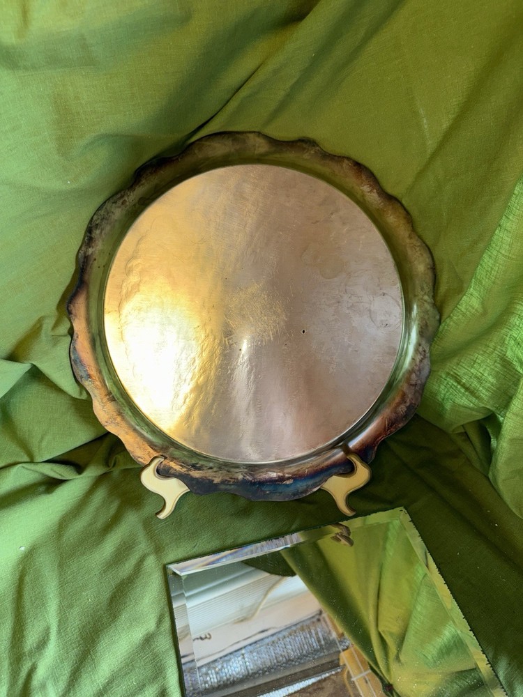 silver plated serving tray Reed & Barton King Francis style