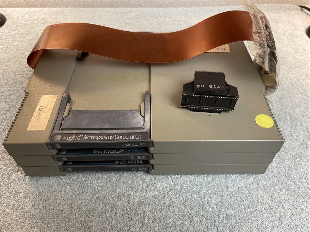 APPLIED MICROSYSTEMS THREE PROBE MODULE STACK PM 64180, EL 820, EL 800