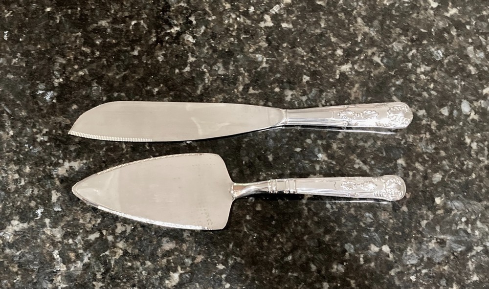 Cake Knife & Server  Stainless 2-Piece Set